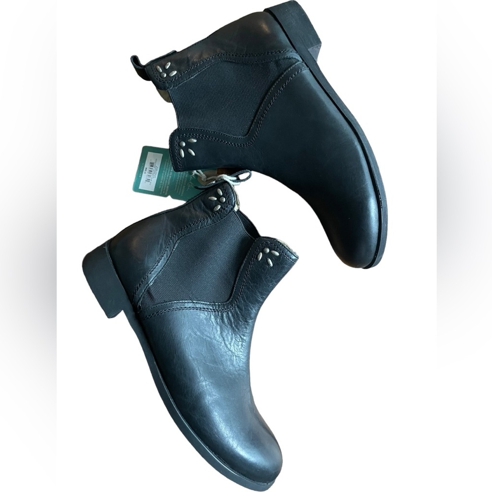 OluKai Leather Kualona Chelsea Studded Ankle Boots